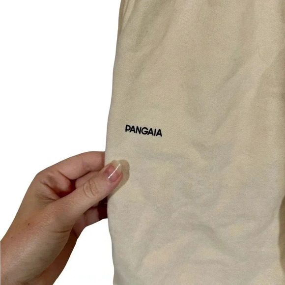 Pangaia Kids' 365 Midweight Long Shorts in Sand-Still Full Price - Picture 7 of 11